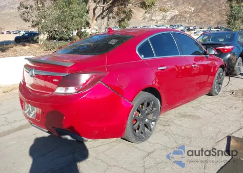 2012 Buick Regal Gs из США, поврежденный, VIN 2G4GV5GVXC9211484